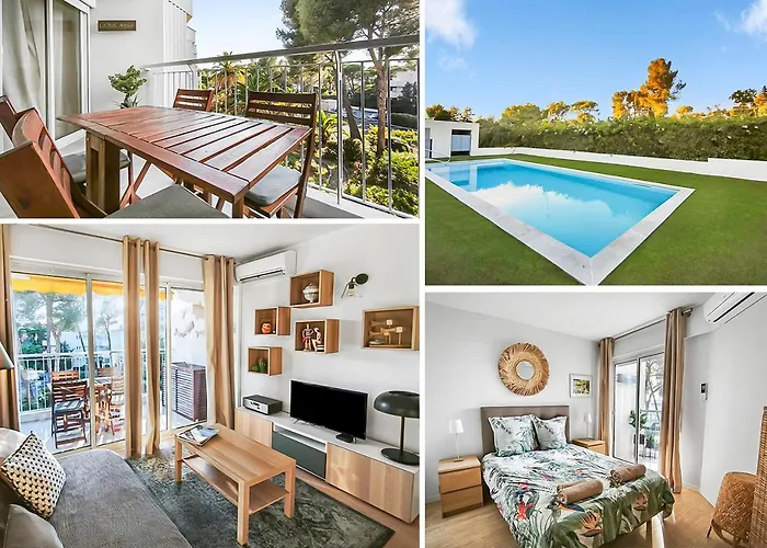 Moderne, Piscine, Parking Proche Des Plages